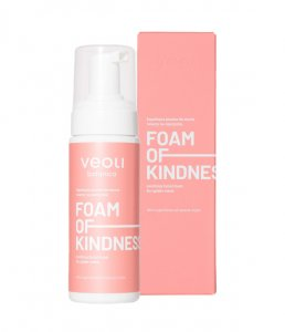Veoli Botanica Foam of Kindness, łagodząca pianka do twarzy na naczynka, 150ml