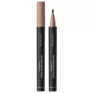 Catrice Feather Brow Filler, wodoodporny pisak do brwi, 010 Ash Brown