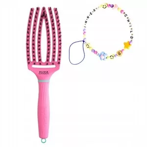 Olivia Garden Fingerbrush Combo Spring Lollipop Pink, szczotka do włosów, ref. 203ID1932