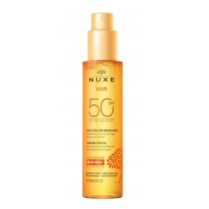 Nuxe Sun brązujący olejek do opalania twarzy i ciała SPF50 150ml