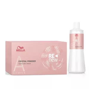 Wella Color Re-New, zestaw reduktor koloru w proszku 5 x 9g + płyn 500ml