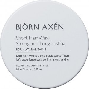 Björn Axén Short Hair Wax, mocno utrwalający wosk do włosów, 80ml