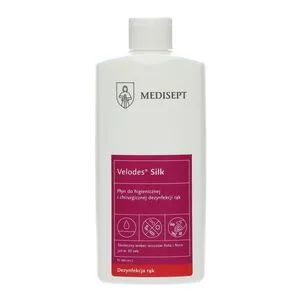 Medisept Velodes Silk Skin, płyn do higienicznej i chirurgicznej dezynfekcji rąk, 500ml
