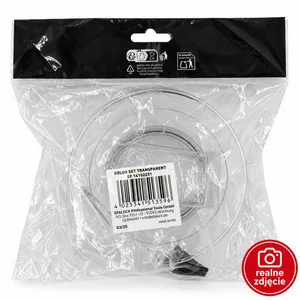 Efalock zestaw do farbowania włosów, miseczka z miarką 250 ml, pędzel 5 cm, menzurka - pęknięta miseczka