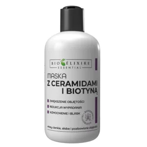 Bioelixire, maska z biotyną do włosów cienkich i delikatnych, 300ml