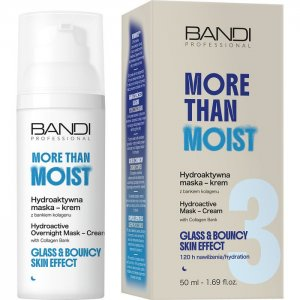 Bandi More than moist, hydroaktywna maska-krem z bankiem kolagenu do twarzy, 50 ml