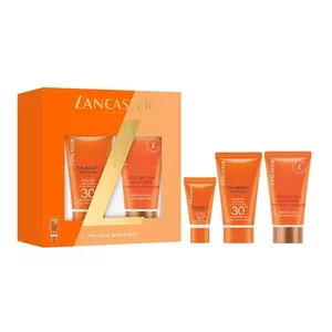 Lancaster My Sun Routine zestaw mleczko do ciała SPF30 50ml + balsam po opalaniu 50ml + krem do twarzy SPF30 3ml