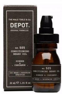 Depot No. 505, olejek odżywczy do brody, imbir&kardamon, 30ml