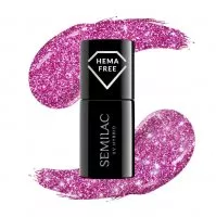 Semilac Flash, lakier hybrydowy, 462 Pink Bubbles, 7ml