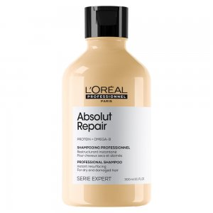 Loreal Absolut Repair, szampon regenerujący włosy uwrażliwione, 300ml
