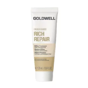 Goldwell Dualsenses Rich Repair, 60-sekundowa kuracja regenerująca włosy zniszczone, 20ml