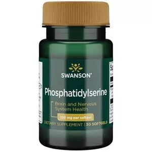 Swanson Fosfatydyloseryna 100mg 30kaps - data ważności (8.2026)
