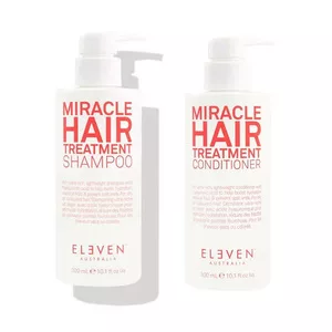 Eleven Australia Miracle Hair, zestaw do włosów zniszczonych, szampon + odżywka, 2x300ml