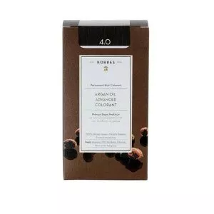 Korres Argan Oil, trwała farba do włosów, 4.0, 50ml