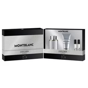 Mont Blanc Explorer Platinum zestaw woda perfumowana spray 100ml + żel pod prysznic 100ml + miniatura wody perfumowanej 2x7.5ml (M)