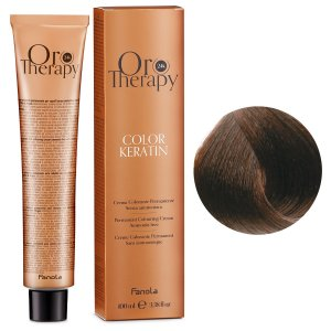 Fanola Oro Therapy Color Keratin, farba do trwałej koloryzacji bez amoniaku, 5.0, 100ml - brak pudełka