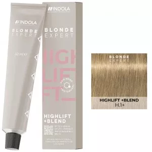 Indola Blonde Expert Highlift +Blend, farba rozjaśniająca do 4 tonów + pokrycie białych włosów, H.1+, 60ml