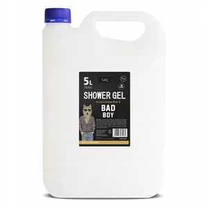 LaQ Bad Boy, żel pod prysznic 8w1, czarny mat, 5L
