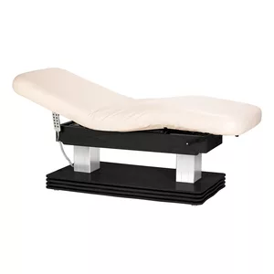 Leżanka SPA Sillon Comfort kremowa z czarną podstawą - dostępna w 48h
