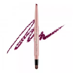 J.Cat Beauty Lip Contour Pencil&Brush, automatyczna konturówka do ust z pędzelkiem, Wild burgundy, 0,28g