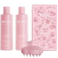 Roze Avenue Bestie Duo, luksusowy zestaw do regeneracji włosów, szampon + odżywka + szczotka