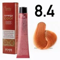 Echosline Seliar Synergy Color, farba do włosów bez amoniaku, 8.4 Light Blonde Copper, 100ml
