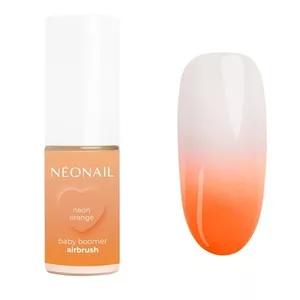 Neonail Baby Boomer Airbrush, pyłek do paznokci w sprayu, Neon Orange, 5g