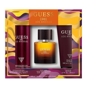 Guess 1981 Los Angeles For Men zestaw woda toaletowa spray 100ml + żel pod prysznic 200ml + dezodorant spray 226ml (M)