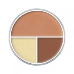 Kryolan Ultrafoundation Trio, zestaw 3 podkładów, 40g, A