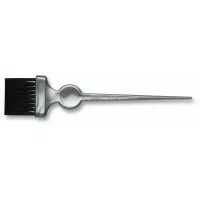 Termix, pędzel do nakładania farby, wąski, srebrny z czarnym włosiem