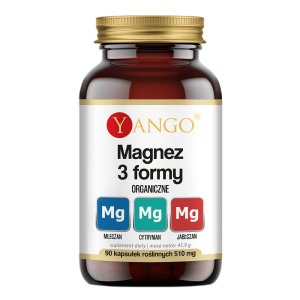Yango Magnez 3 formy suplement diety 90 kapsułek