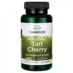 Swanson HiActives Tart Cherry 465mg 60kaps