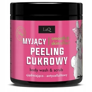 LaQ Kiwi i Winogrona, myjący peeling cukrowy do ciała, 220g