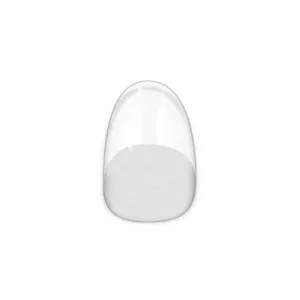 Peggy Sage Soft Gel Tips, tipsy żelowe do techniki amerykańskiej, krótkie migdałki, 240 szt., ref.142058