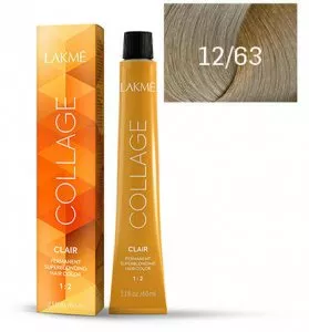 Lakme Collage, farba do włosów trwale koloryzująca, 12/63, 60ml