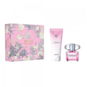Versace Bright Crystal zestaw woda toaletowa spray 90ml + balsam do ciała 150ml (W)