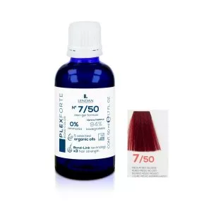 Lendan Plex Forte Bond Color, farba do włosów do trwałej lub półtrwałej koloryzacji, 7/50, 50ml