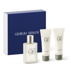 Giorgio Armani Acqua di Gio Pour Homme zestaw woda toaletowa spray 50ml + żel pod prysznic 75ml + balsam po goleniu 75ml (M)