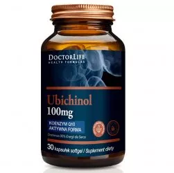 Doctor Life Ubichinol koenzym Q10 aktywna forma 100mg suplement diety 30 kapsułek