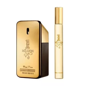 Paco Rabanne 1 Million zestaw woda toaletowa spray 50ml + woda toaletowa spray 10ml (M)