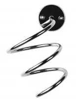 Efalock, spiralny uchwyt na suszarkę, chromowany, lewoskrętny