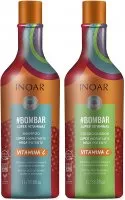 INOAR Bombar DUO PACK, szampon + odżywka regenerujące, 2x1000ml