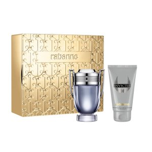 Paco Rabanne Invictus zestaw woda toaletowa spray 100ml + żel pod prysznic 100ml (M)