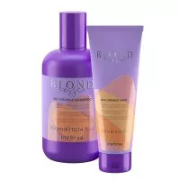 Inebrya Blondesse No Orange, zestaw ochładzający odcień, szampon + maska