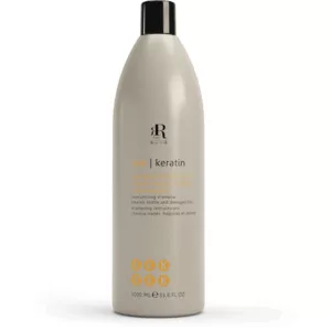 RR Line Keratin Star, szampon odbudowujący do włosów po zabiegach oraz włosów łamliwych i zniszczonych, 1000ml