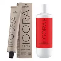 Schwarzkopf Igora Royal Absolutes, gotowy zestaw: farba + developer