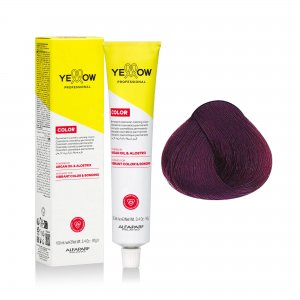 Yellow Professional Color Permanent, farba do włosów, 5.26, 100ml