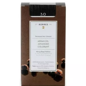 Korres Argan Oil, trwała farba do włosów, 3.0, 50ml