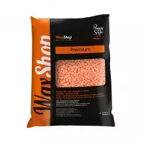 Peggy Sage, perełki wosku do depilacji na gorąco do skóry skłonnej do podrażnień, pomarańczowe, 800g