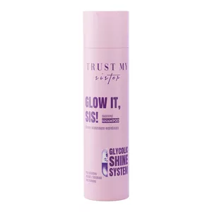 Trust My Sister Glow It, szampon oczyszczająco-wygładzający z kwasem glikolowym, 250ml